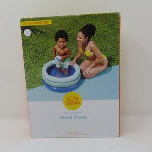 (#117) Sun Squad Inflatable Mini Pool 27" Diameter